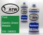 Preview: Ford, Electric Green Metallic, SW / M6953: 400ml Sprühdose + 400ml Klarlack - Set, von ATW Autoteile West.